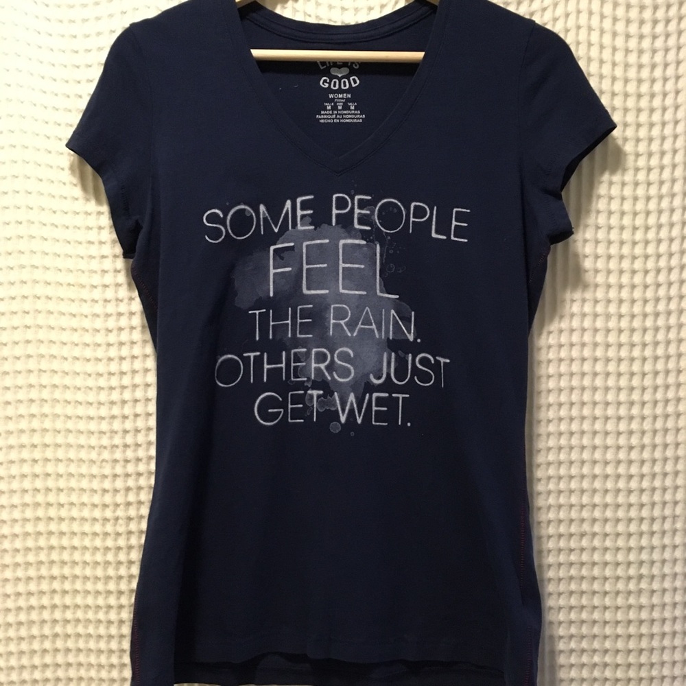 SOLD! Life is Good Some People Feel the Rain - Picture 2 of 6